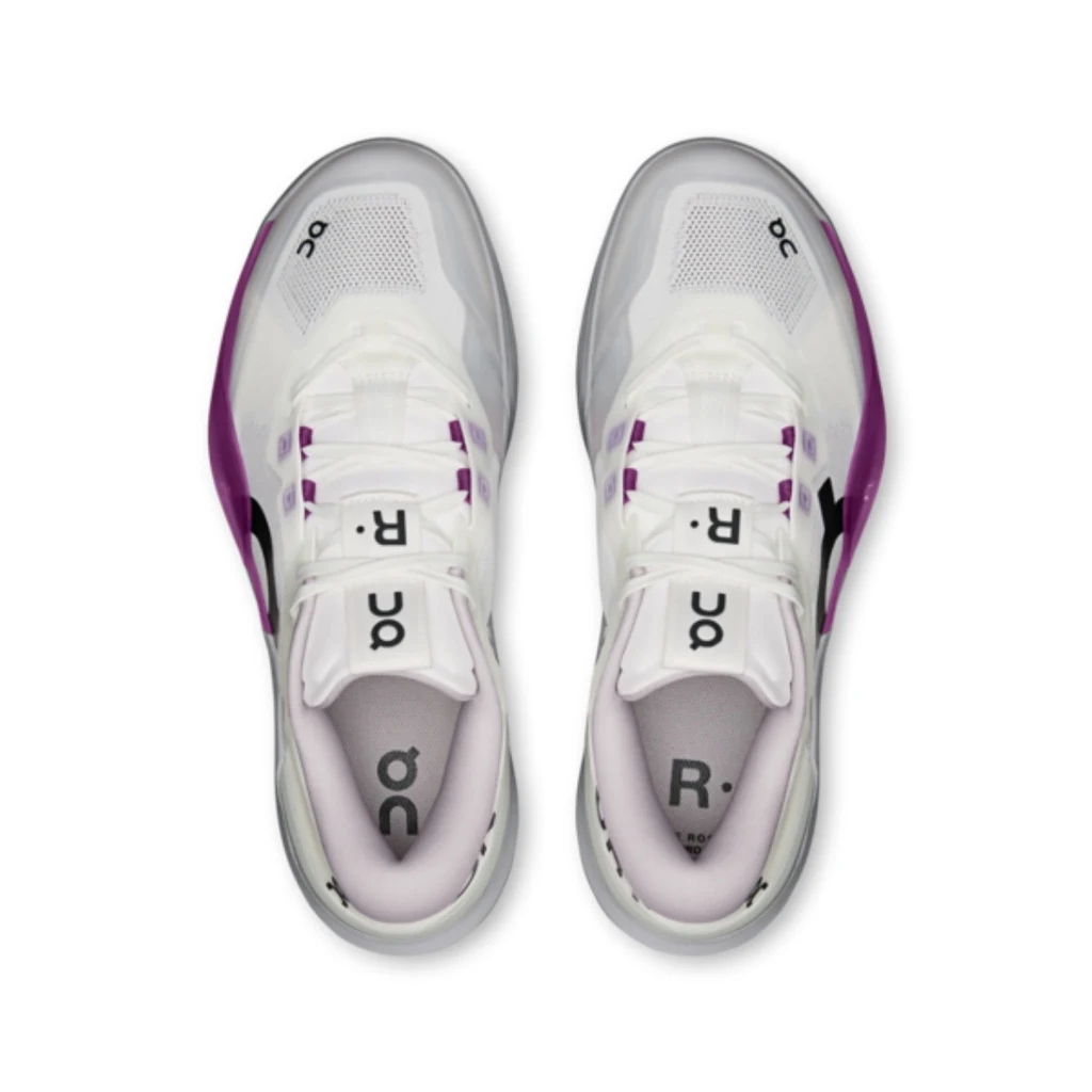 Giày Quần Vợt Nữ ON Running THE ROGER Pro 3 White | Muscadine