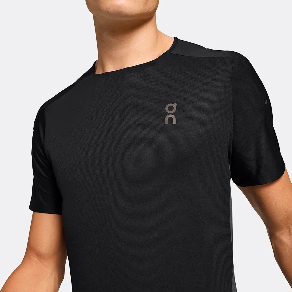 Áo Tay Ngắn Thể Thao Nam ON Running Performance-T Black | Eclipse