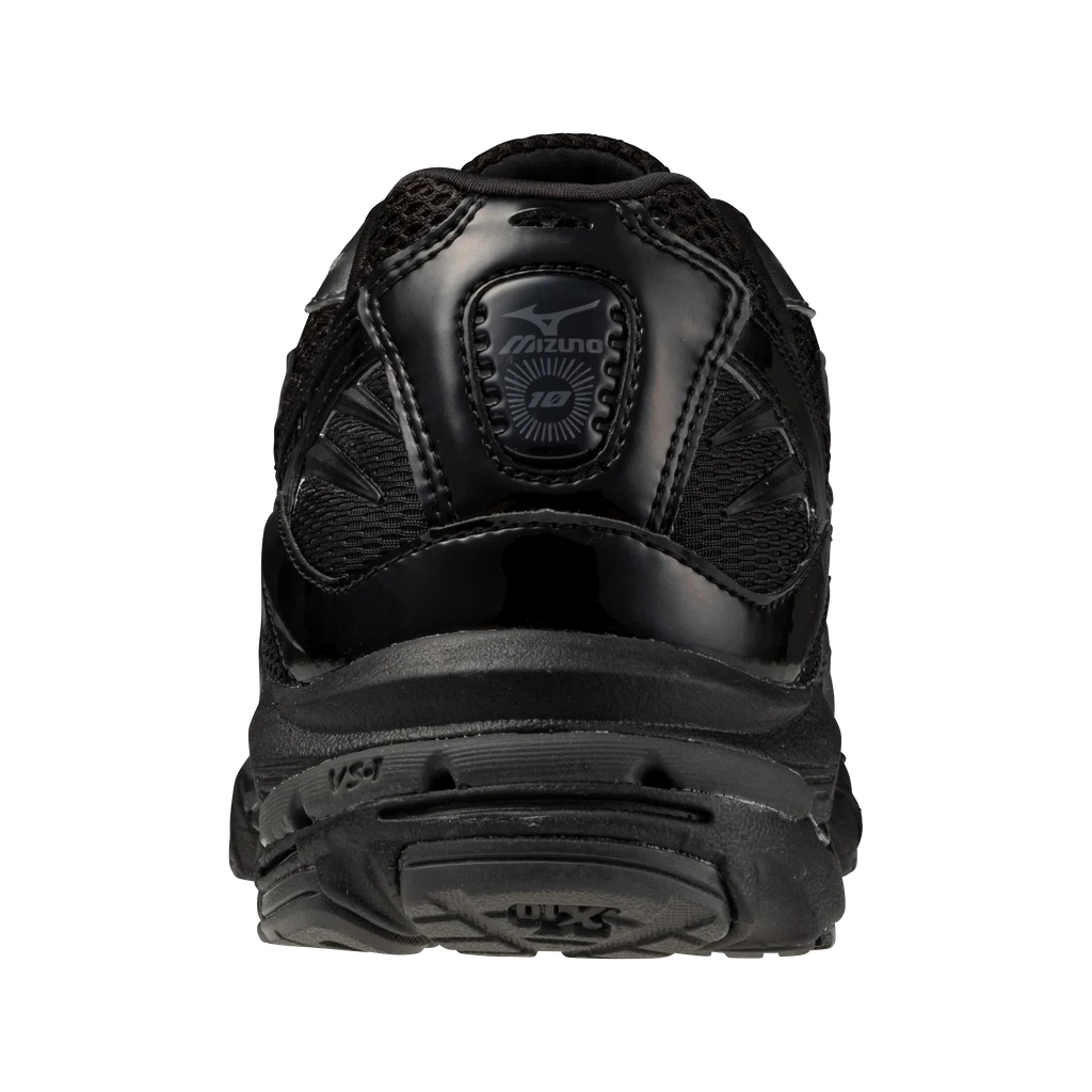 Giày Sneaker Unisex Mizuno Wave Rider 10 Sport Black/Black Sand/Metallic Gray