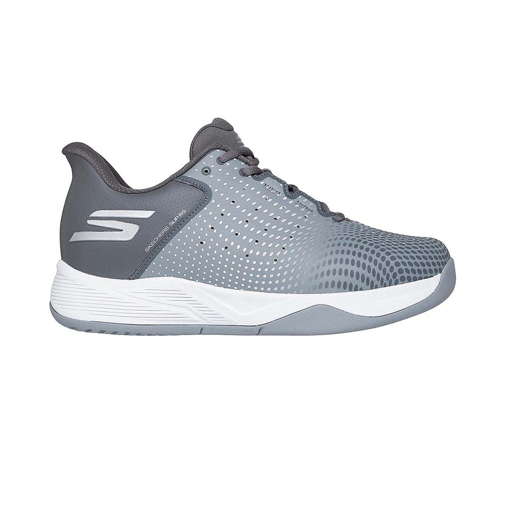 Giày Quần Vợt Nam Skechers VIPER COURT RELOAD GRAY/CHARCOAL