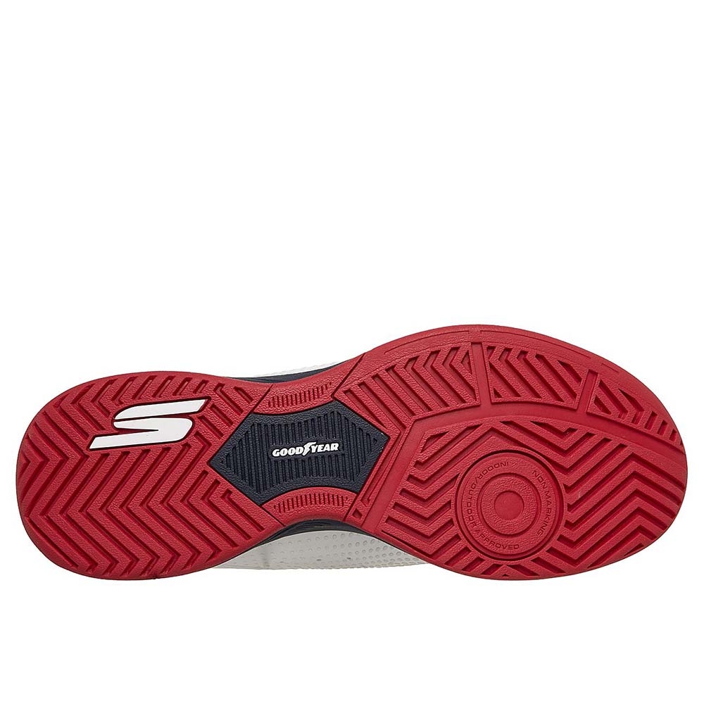 Giày Quần Vợt Nam Skechers Go Pickleball Viper Court Reload White | Navy | Red