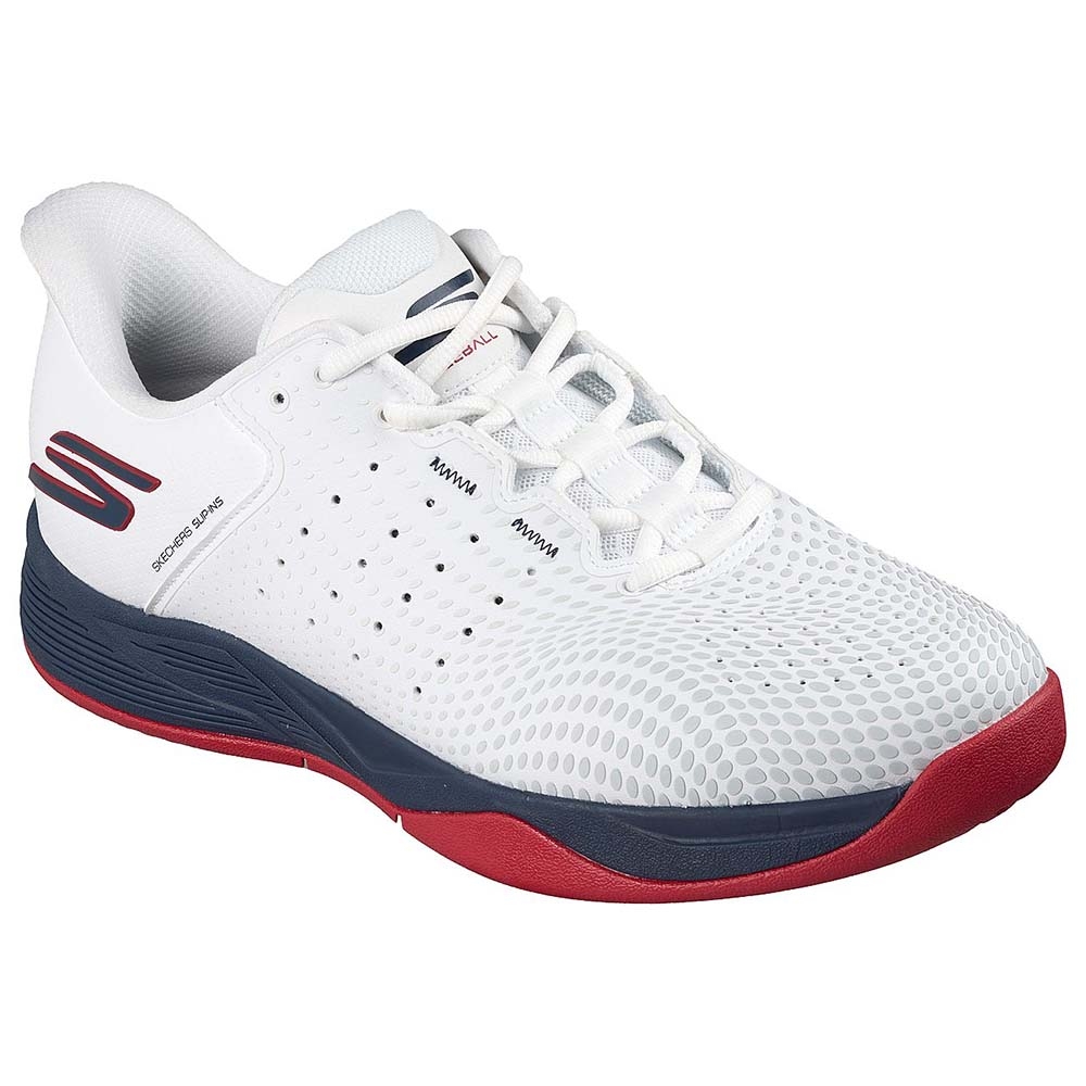 Giày Quần Vợt Nam Skechers Go Pickleball Viper Court Reload White | Navy | Red