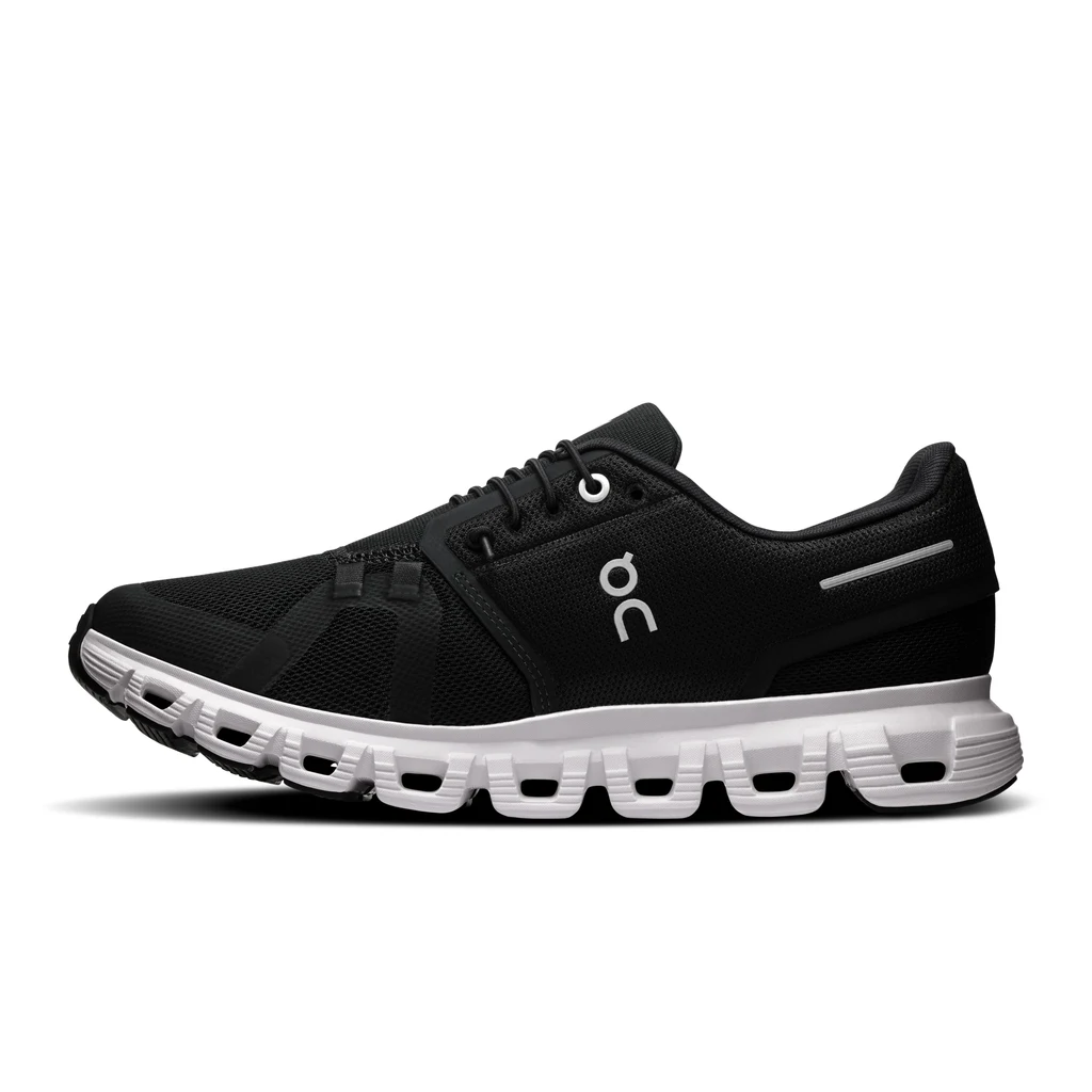 Giày Chạy Bộ Nữ On Running Cloud 6 Black | White