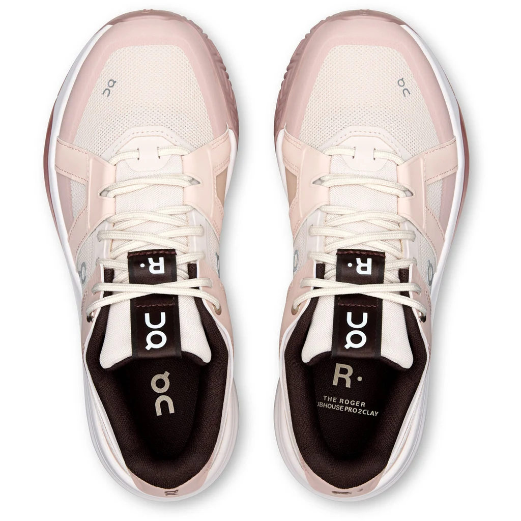Giày Quần Vợt Nữ THE ROGER Clubhouse Pro 2 Clay Oyster | Doe