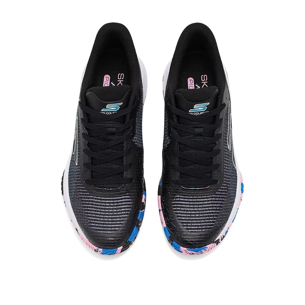 Giày Pickleball Nam Skechers Pickleball Viper Court Pro 2.0 Black / Blue / Pink