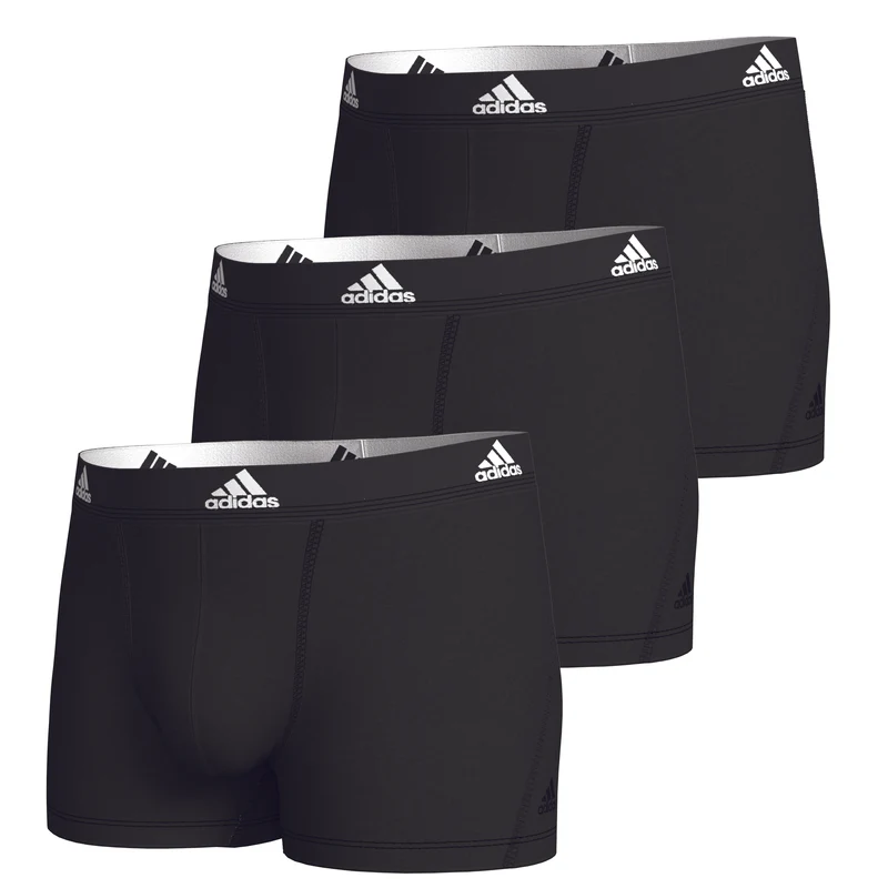 Quần Lót Nam Adidas 3Pk Trunk - Black