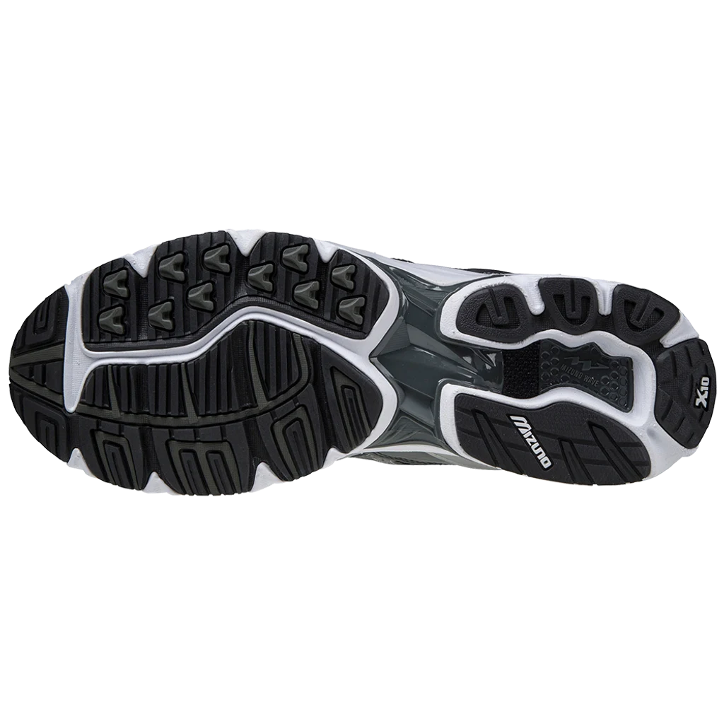 Giày Sneaker Unisex Mizuno Wave Rider 10 Sport White/Silver/Black