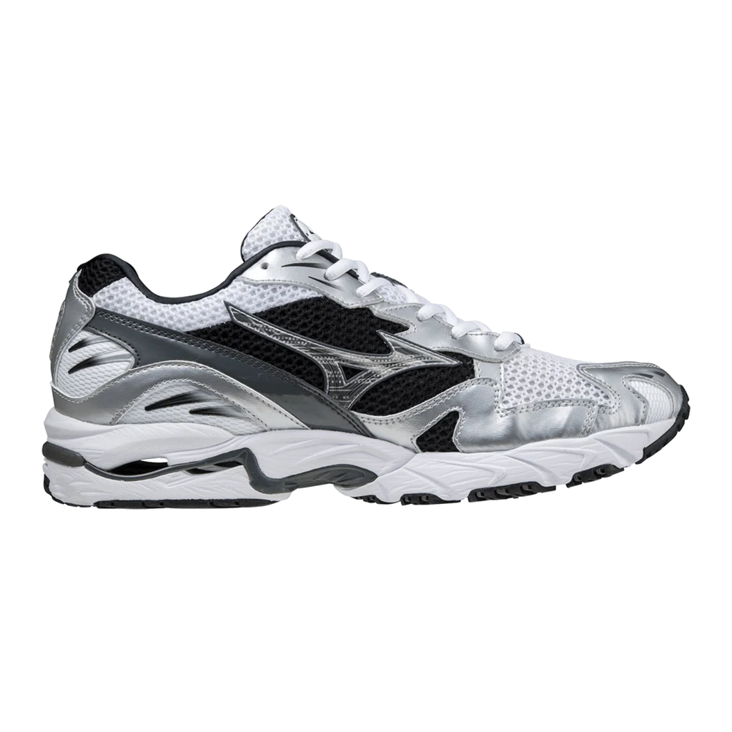 Giày Sneaker Unisex Mizuno Wave Rider 10 Sport White/Silver/Black