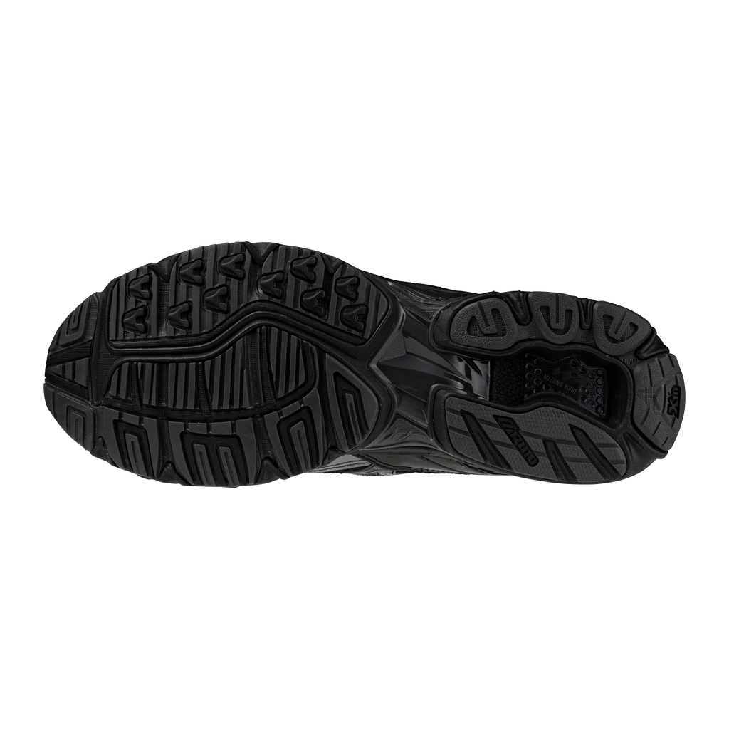 Giày Sneaker Unisex Mizuno Wave Rider 10 Sport Black/Black Sand/Metallic Gray