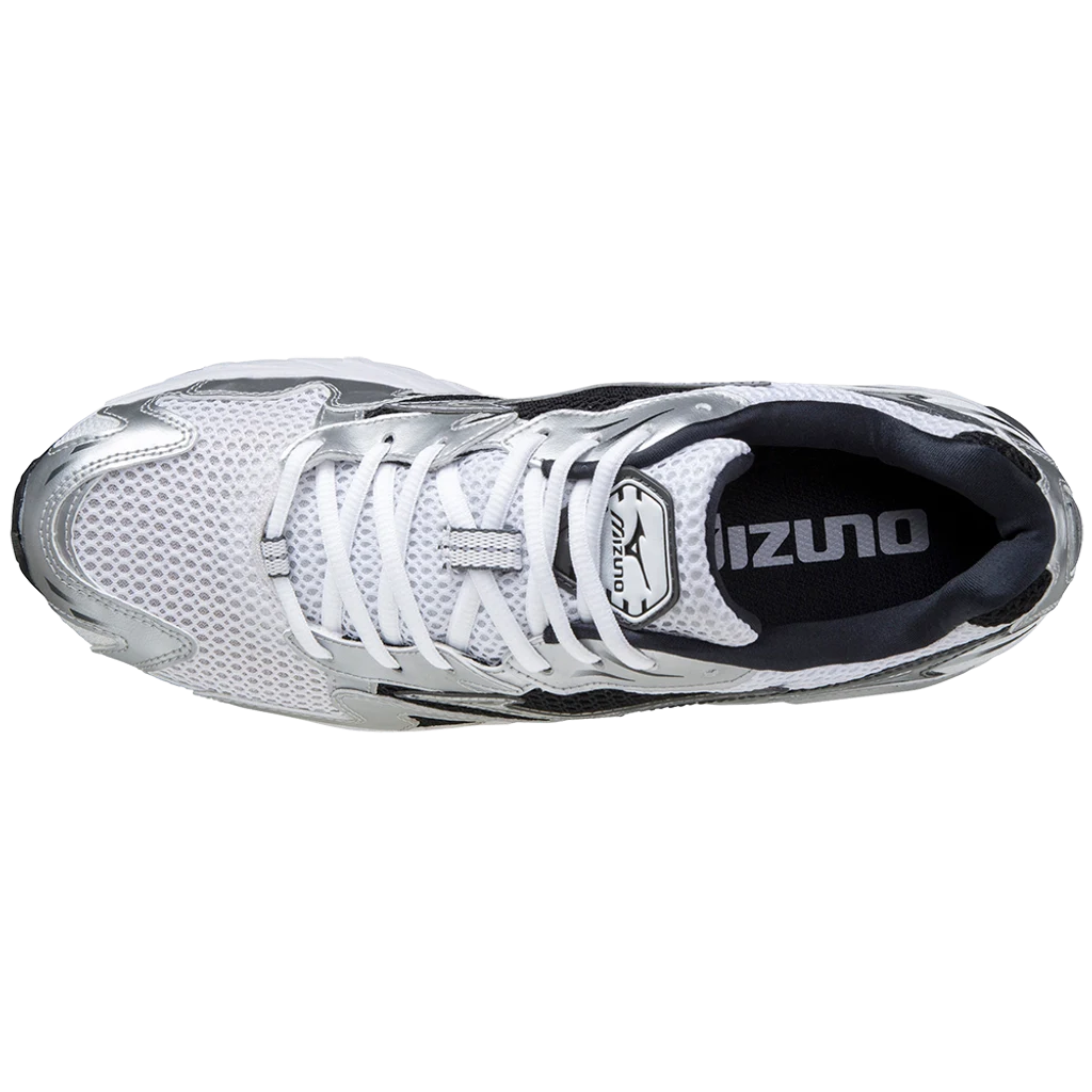 Giày Sneaker Unisex Mizuno Wave Rider 10 Sport White/Silver/Black