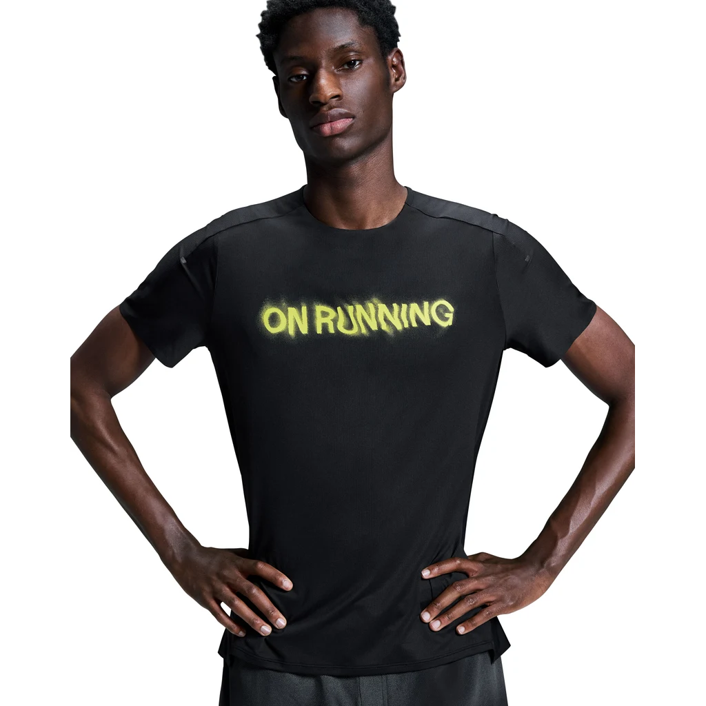 Áo Tay Ngắn Thể Thao Nam On Running Performance-T Lumos T Shirt - Đen