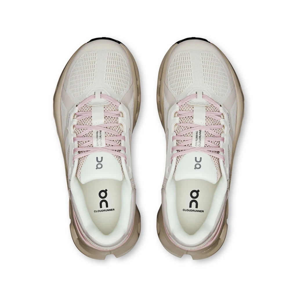 Giày Chạy Bộ Nữ On Running Cloudrunner 2 Beige