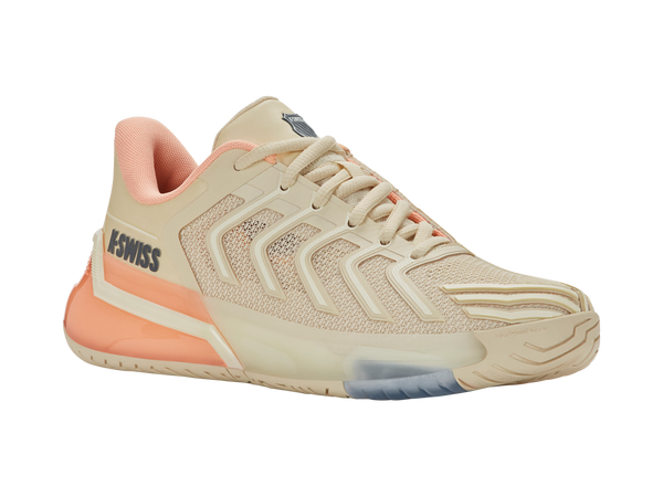 Giày Quần Vợt Nữ K-Swiss Ultrashot 4 Whitecap Gray | Peach Parfait | Egret