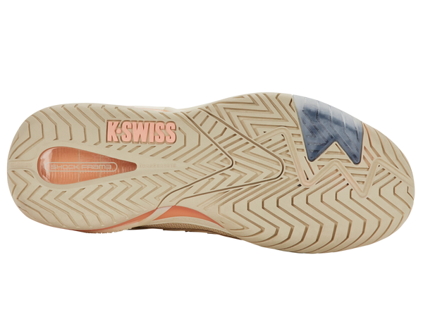 Giày Quần Vợt Nữ K-Swiss Ultrashot 4 Whitecap Gray | Peach Parfait | Egret