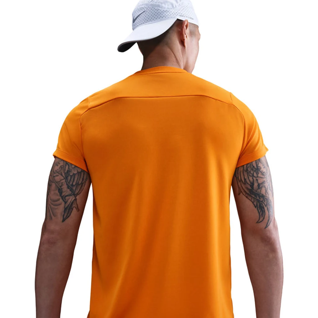 Áo Tay Ngắn Thể Thao Nam Nike Court Victory Men's Dri-FIT Tennis Top - Cam