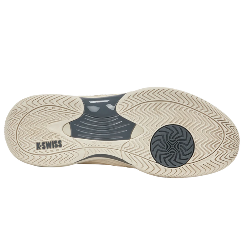 Giày Quần Vợt Nam K-Swiss Hypercourt Express 3 Whitecap Gray | Pale Khaki |Turbulence