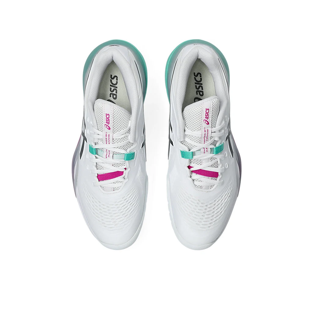 Giày Quần Vợt Nữ Asics Gel-Resolution X White | Aurora Green
