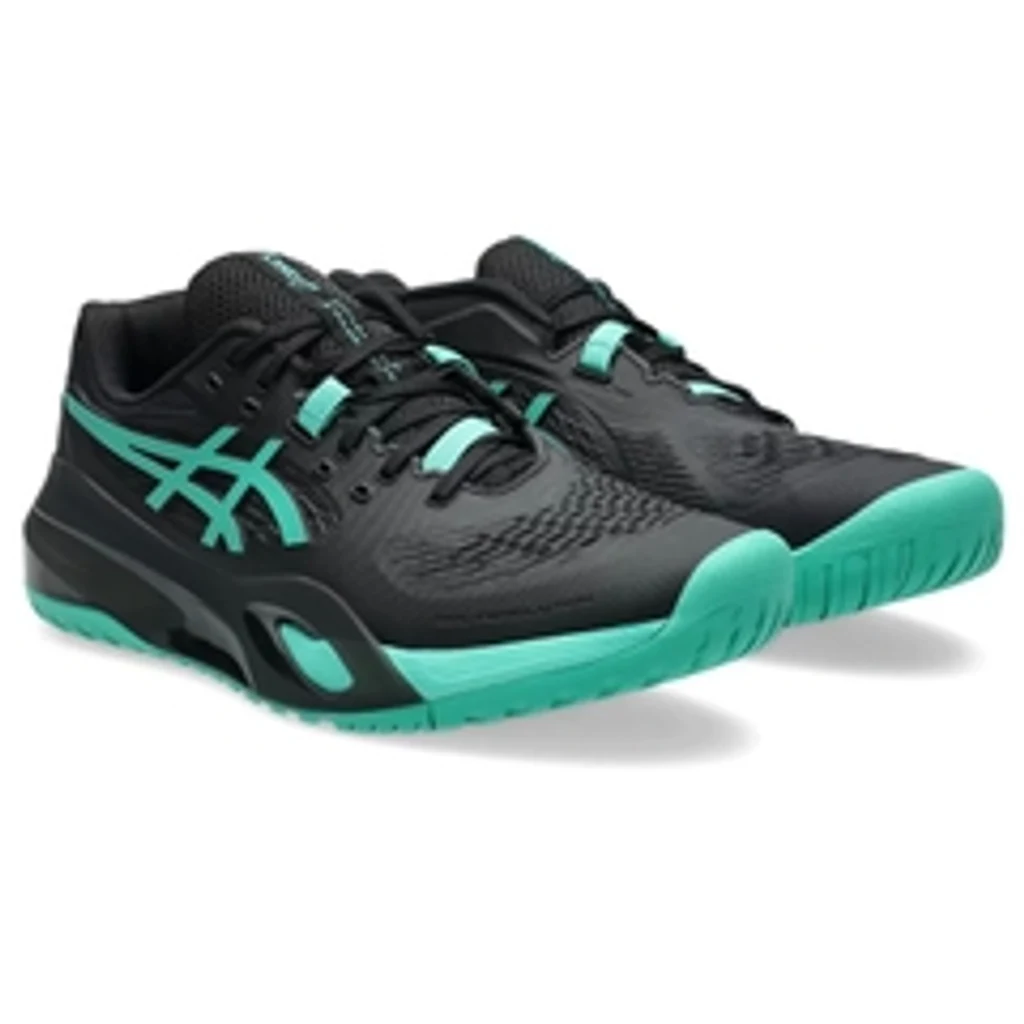 Giày Quần Vợt Nam Asics Gel-Resolution X Black | Aurora Green