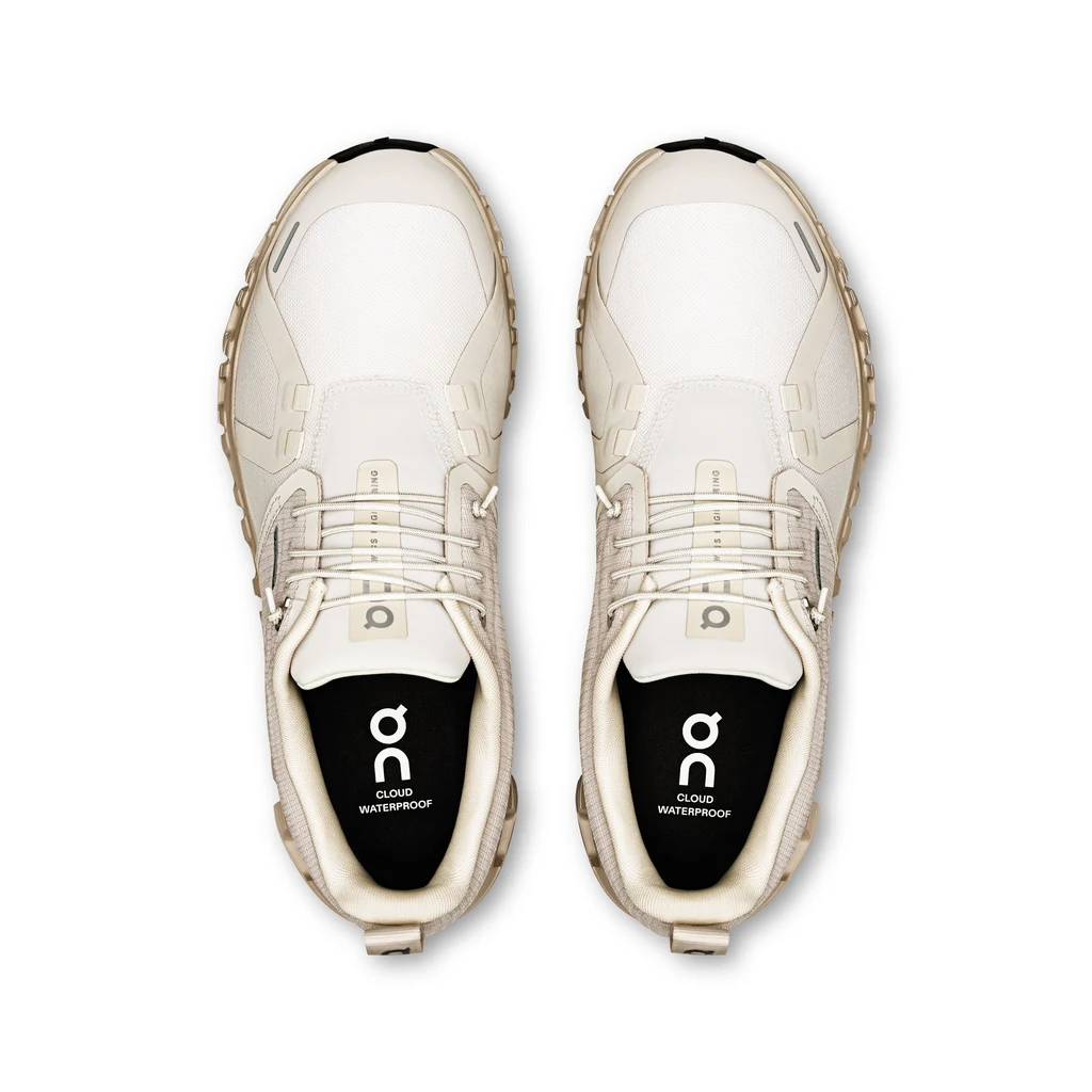 Giày Chạy Bộ Nữ On Running Cloud 6 Waterproof Pearl | Cream