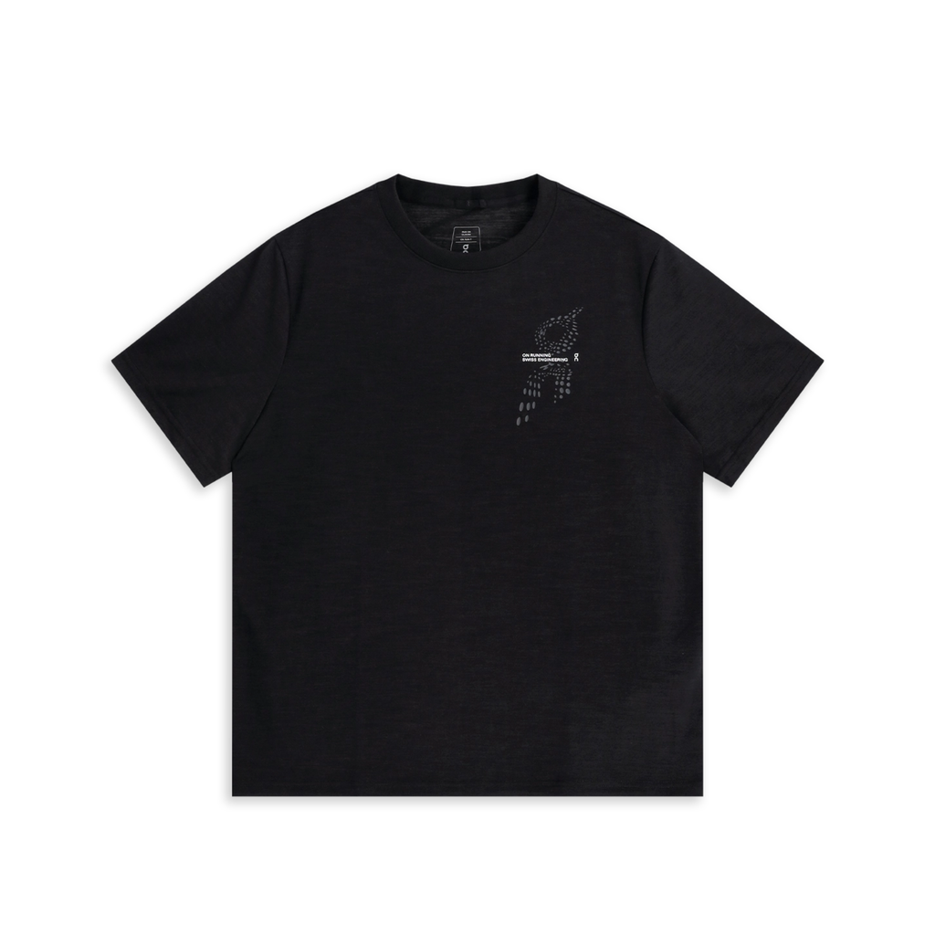 Áo Tay Ngắn Thể Thao Nam ON Running Run-T Black