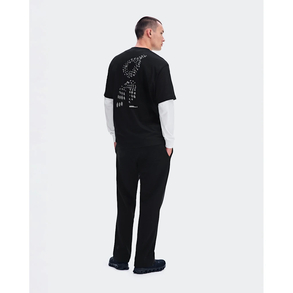 Áo Tay Ngắn Thể Thao Nam On Running Club Collective-T Runner Black