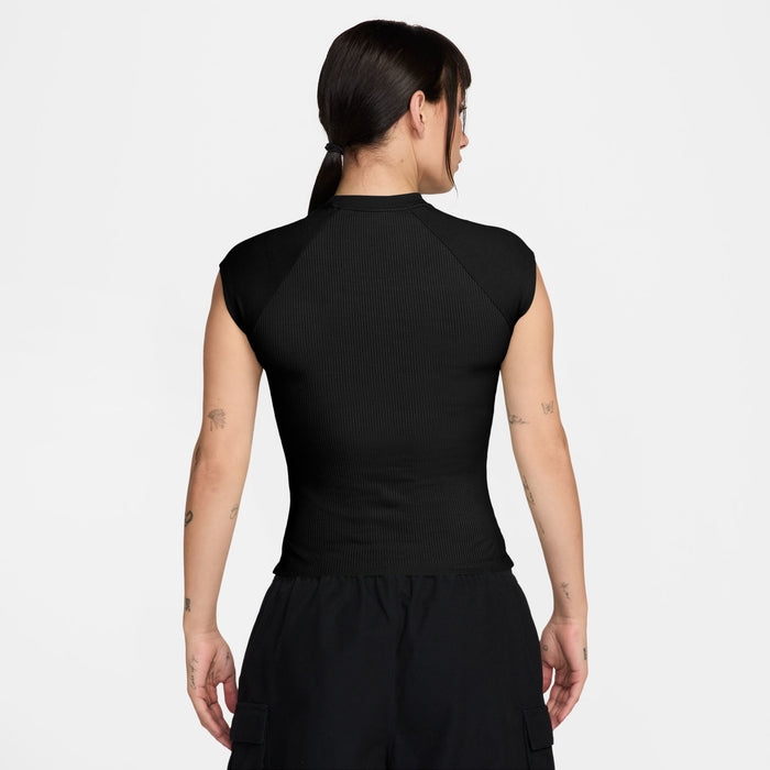 Áo Tay Ngắn Thời Trang Nữ Nike Chill Knit Rib Short-Sleeve