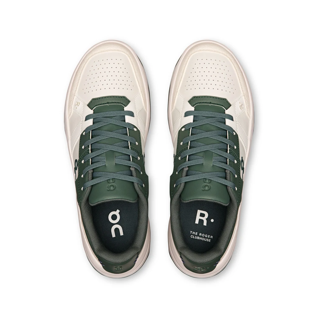 Giày Quần Vợt Nữ On Running The Roger Clubhouse White | Olive