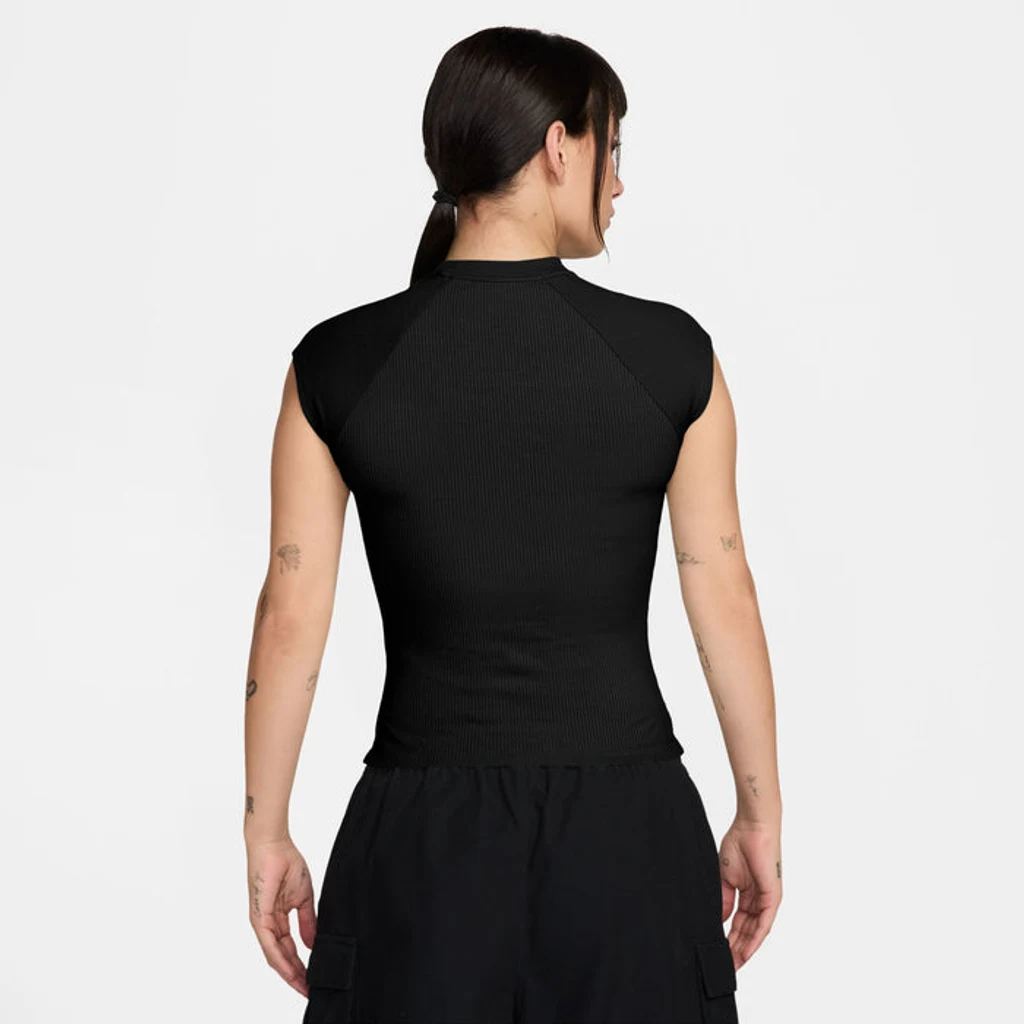 Áo Tay Ngắn Thời Trang Nữ Nike Chill Knit Rib Short-Sleeve
