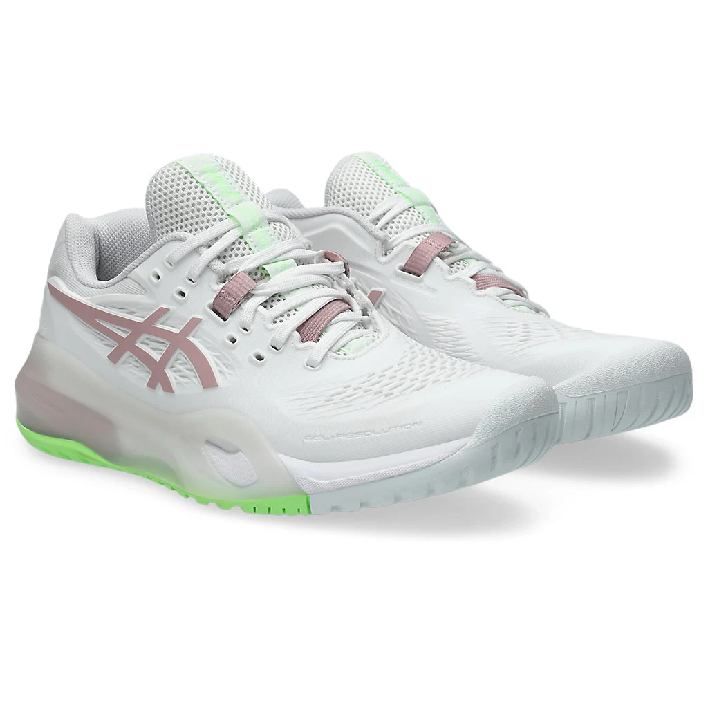 Giày Quần Vợt Nữ Asics Gel-Resolution X White | Morganite