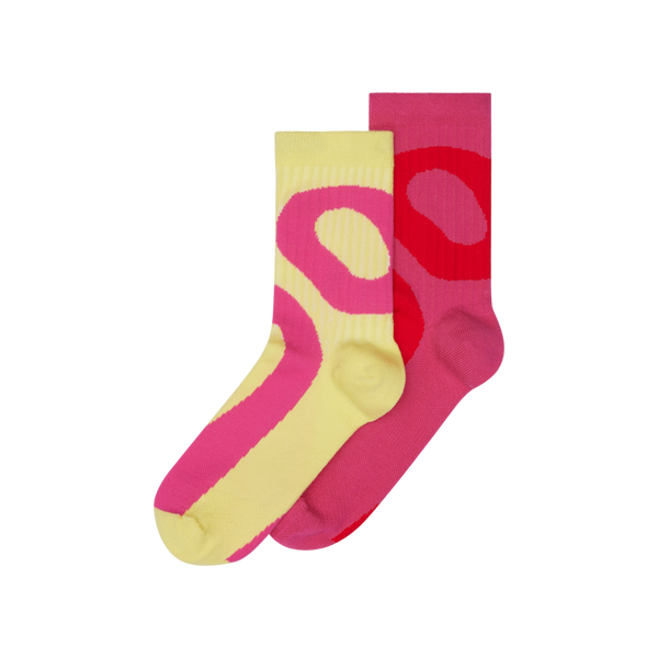 Vớ Thể Thao Unisex On Running Liquid Logo Sock High 2 Packs