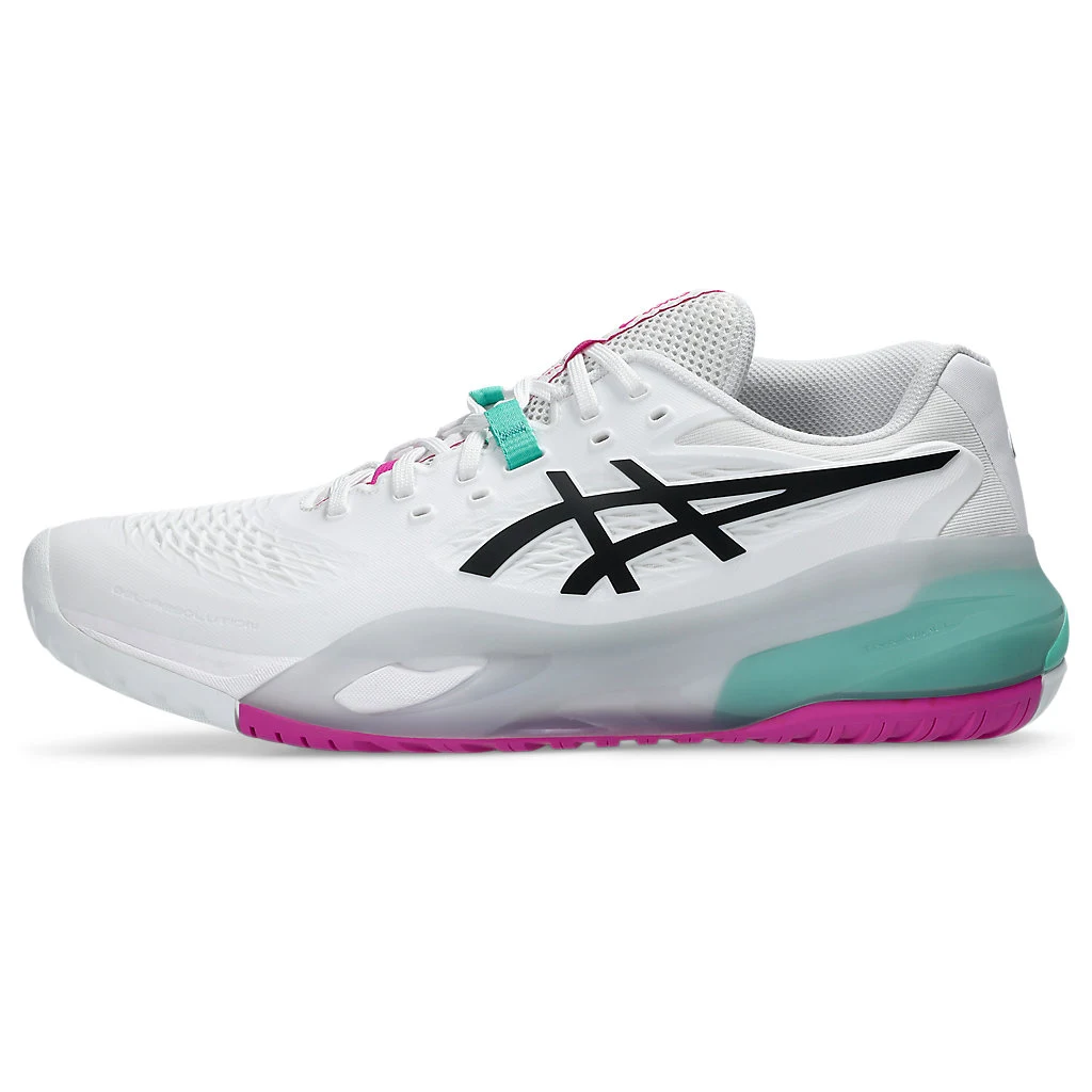 Giày Quần Vợt Nữ Asics Gel-Resolution X White | Aurora Green