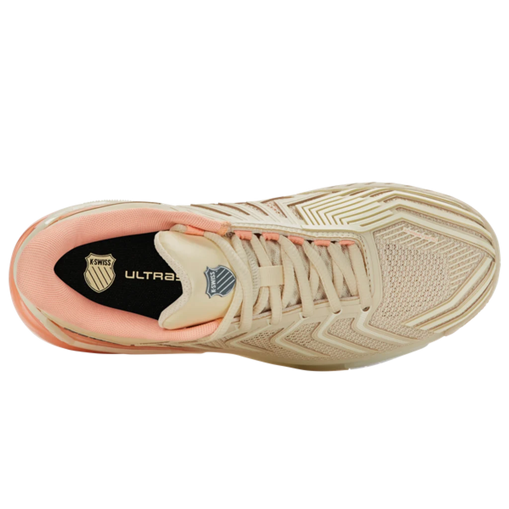 Giày Quần Vợt Nữ K-Swiss Ultrashot 4 Whitecap Gray | Peach Parfait | Egret