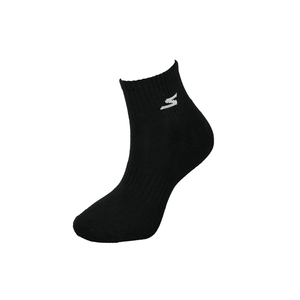 Vớ Thể Thao Unisex Skechers Quarter Socks 3 Packs - Đen