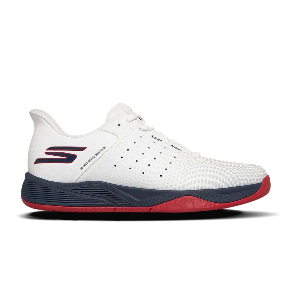 Giày Quần Vợt Nam Skechers Go Pickleball Viper Court Reload White | Navy | Red