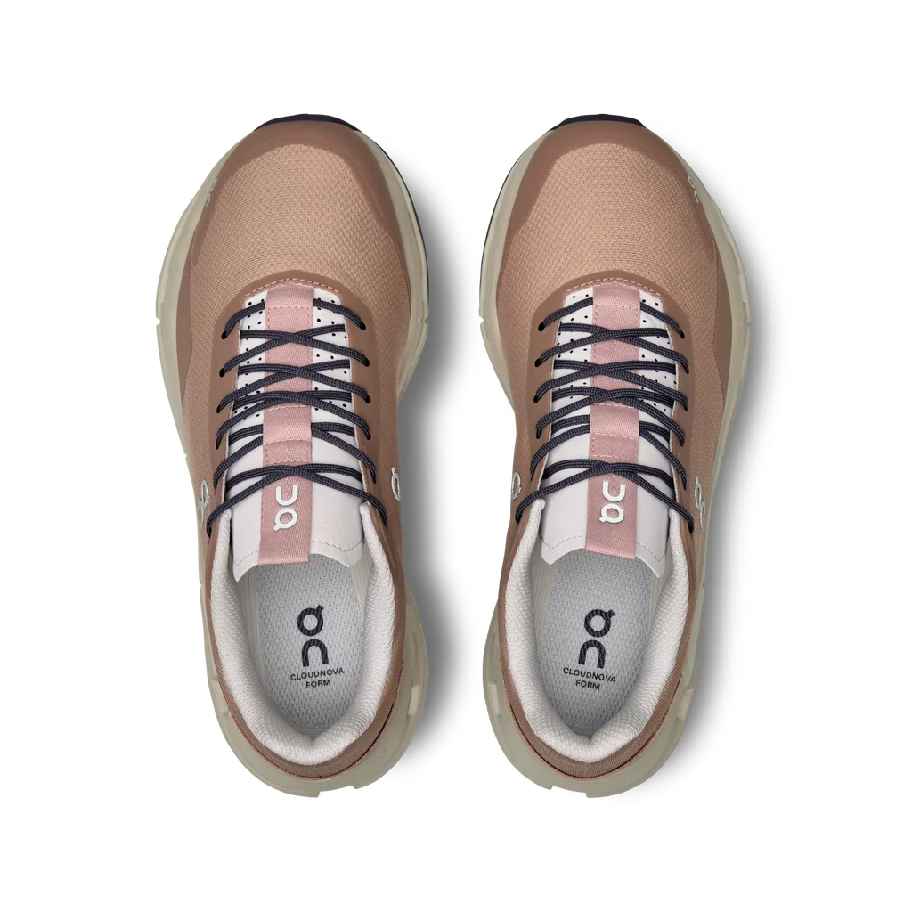 Giày Chạy Bộ Nữ On Running Cloudnova Form Rose | Brown - OUTLET