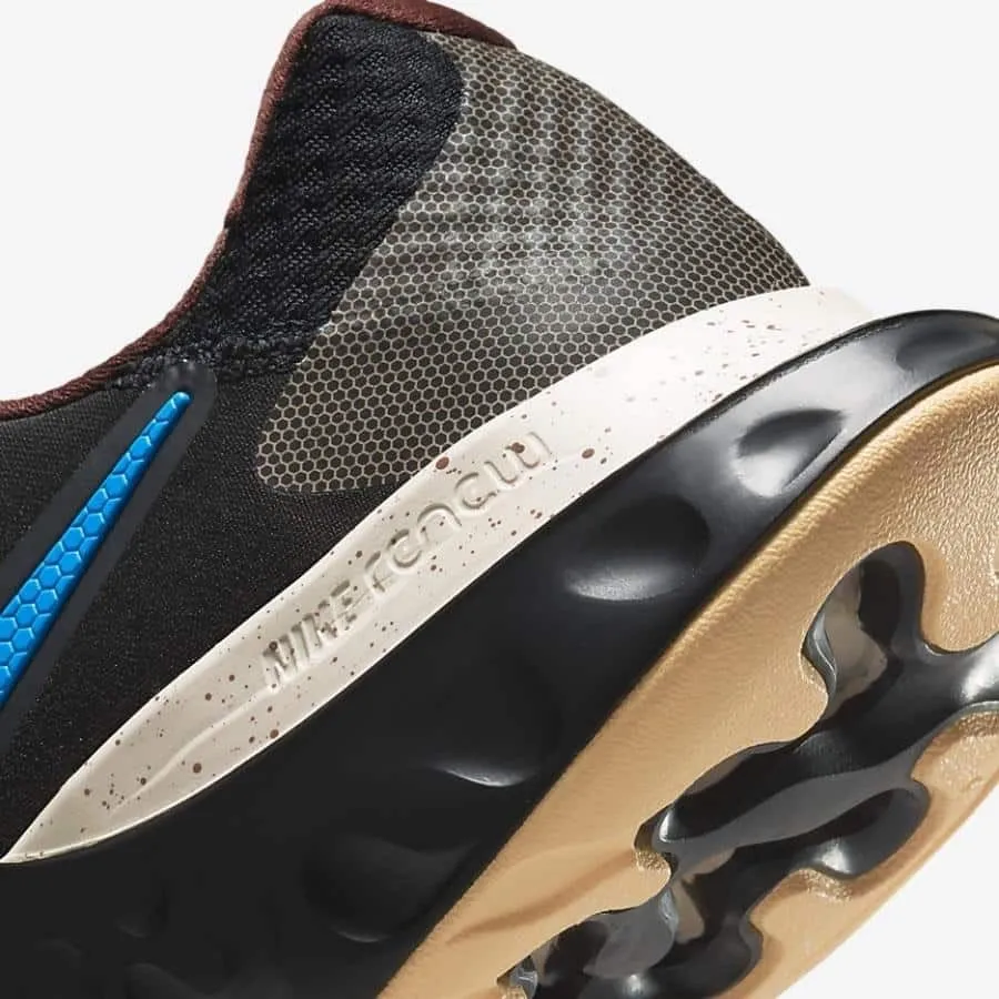 Giày Chạy Bộ Nam Nike Renew Run 2 Black Photo Blue - OUTLET
