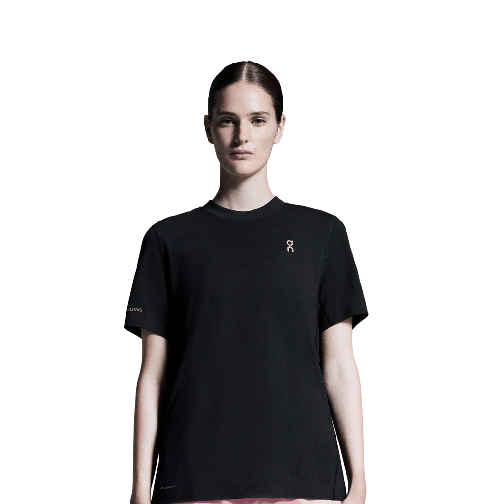 Áo Tay Ngắn Thể Thao Nữ On Running Active-T Black - OUTLET