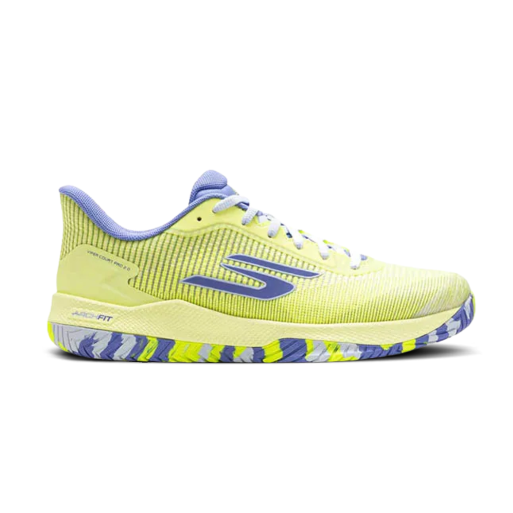 Giày Quần Vợt Nữ Skechers Pickleball Viper Court Pro Lime | Lavender