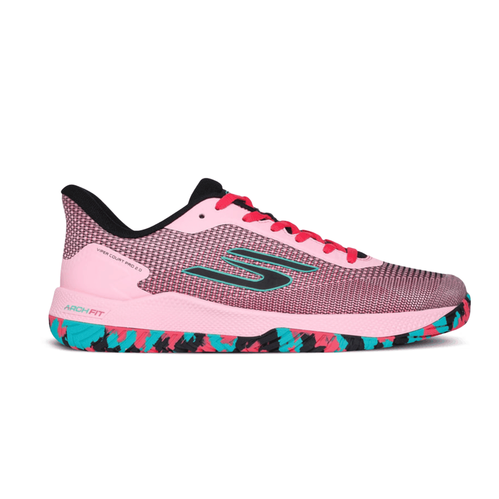 Giày Quần Vợt Nam Skechers Pickleball Viper Court Pro 2.0 Pink | Black