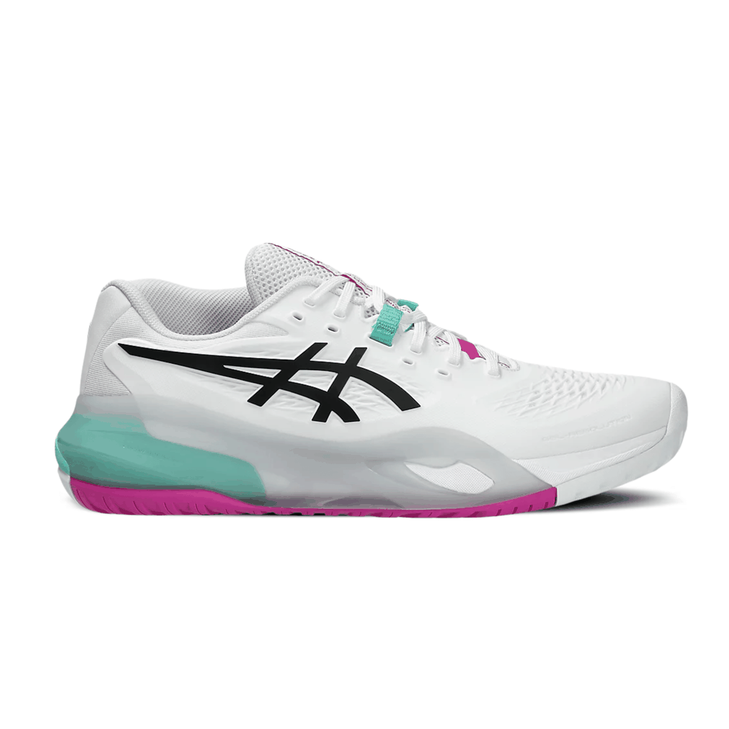 Giày Quần Vợt Nữ Asics Gel-Resolution X White | Aurora Green