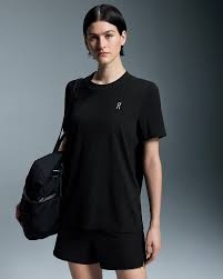 Áo Tay Ngắn Thể Thao Nữ On Running Active-T Black - OUTLET