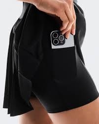 Váy Thể Thao Nữ On Running Court Skirt Pleated - Black