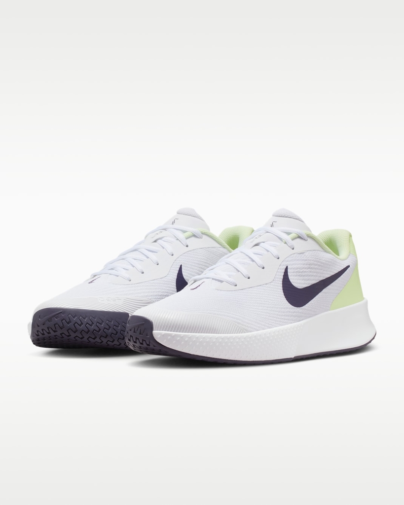 Giày Quần Vợt Nam Nike  Vapor Lite 3 White Volt Dark Raisin