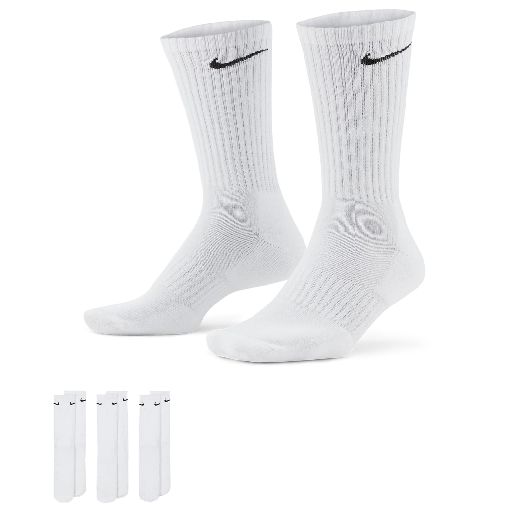 Vớ Thể Thao Nam Nike Everyday Lightweight Training Crew Socks 3 Pack
