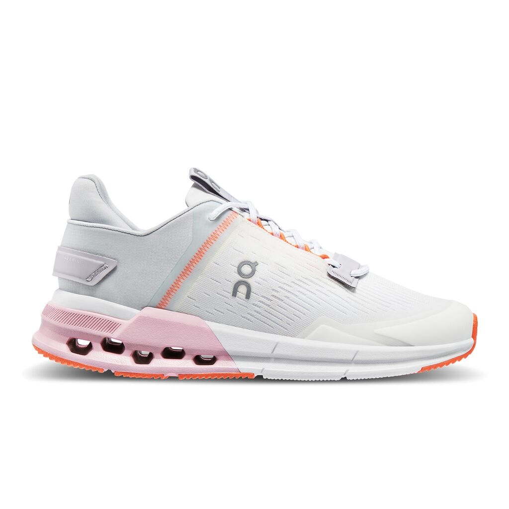 Giày Chạy Bộ Nữ On Running Cloudnova Flux White | Zephyr - OUTLET