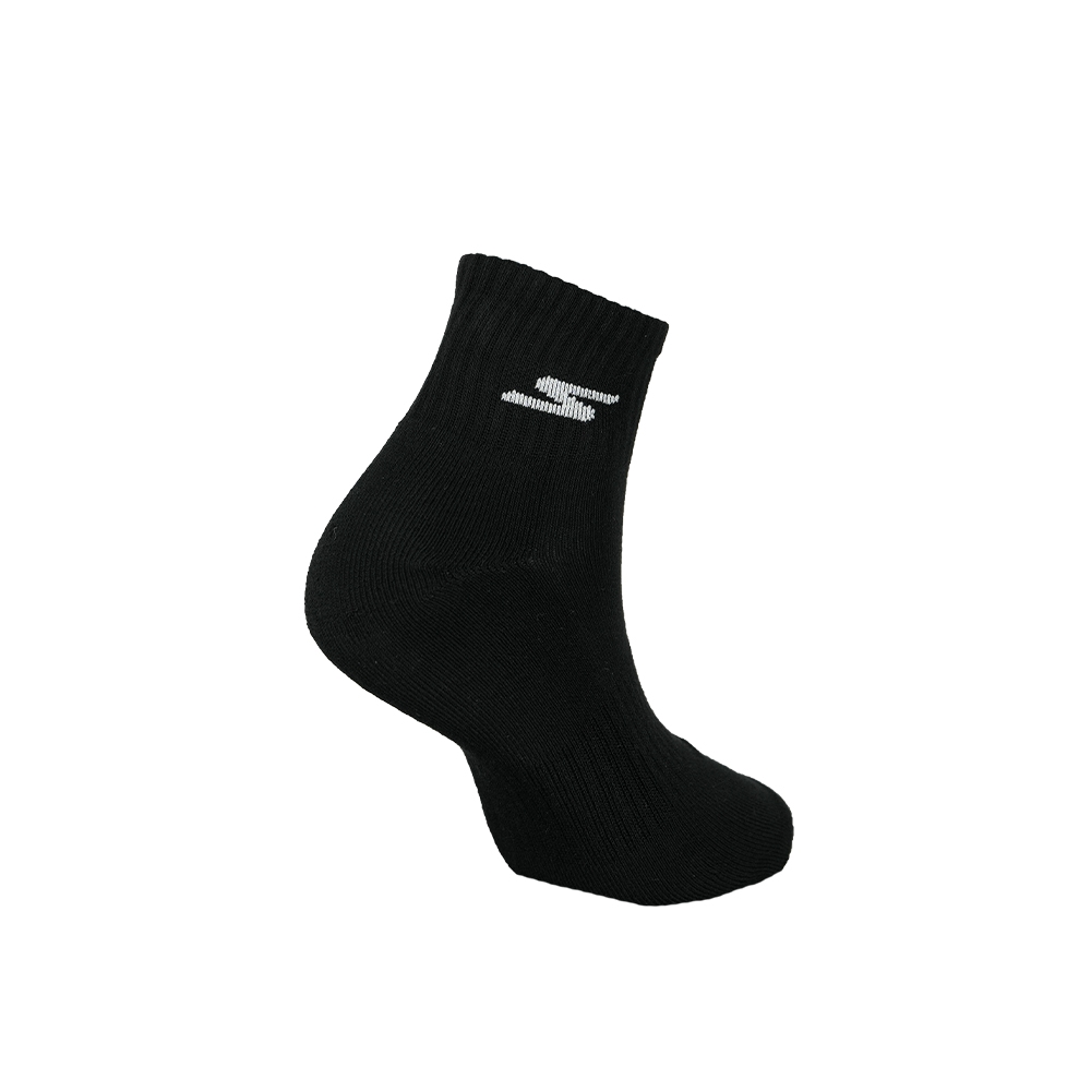 Vớ Thể Thao Unisex Skechers Quarter Socks 3 Packs - Đen