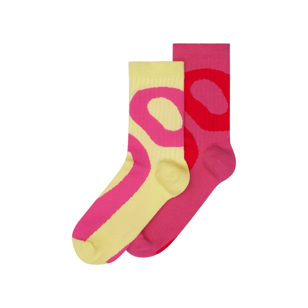 Vớ Thể Thao Unisex On Running Liquid Logo Sock High 2 Packs