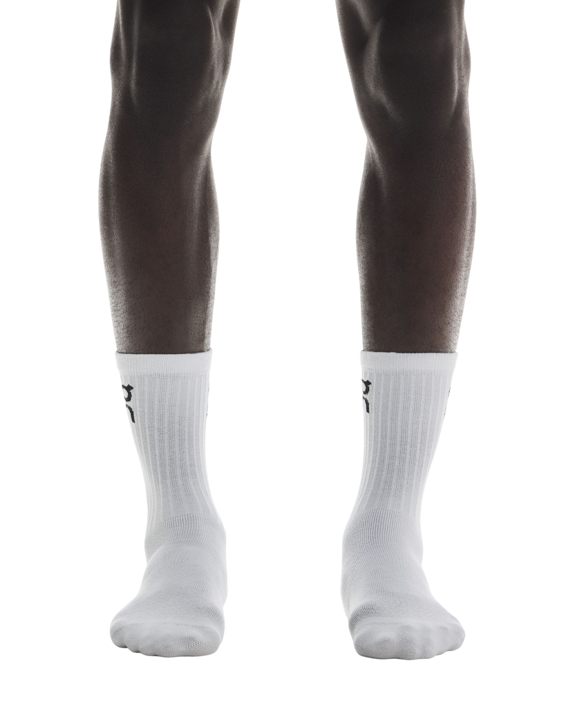 Vớ Thể Thao Unisex On Running Logo Sock High 3P - Trắng