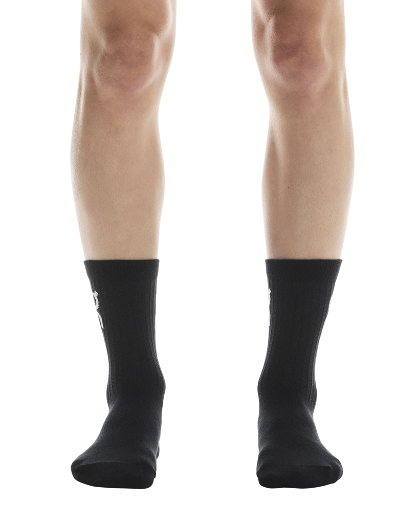 Vớ Thể Thao Unisex On Running Logo Sock High 3P ( 3 đôi ) - Đen