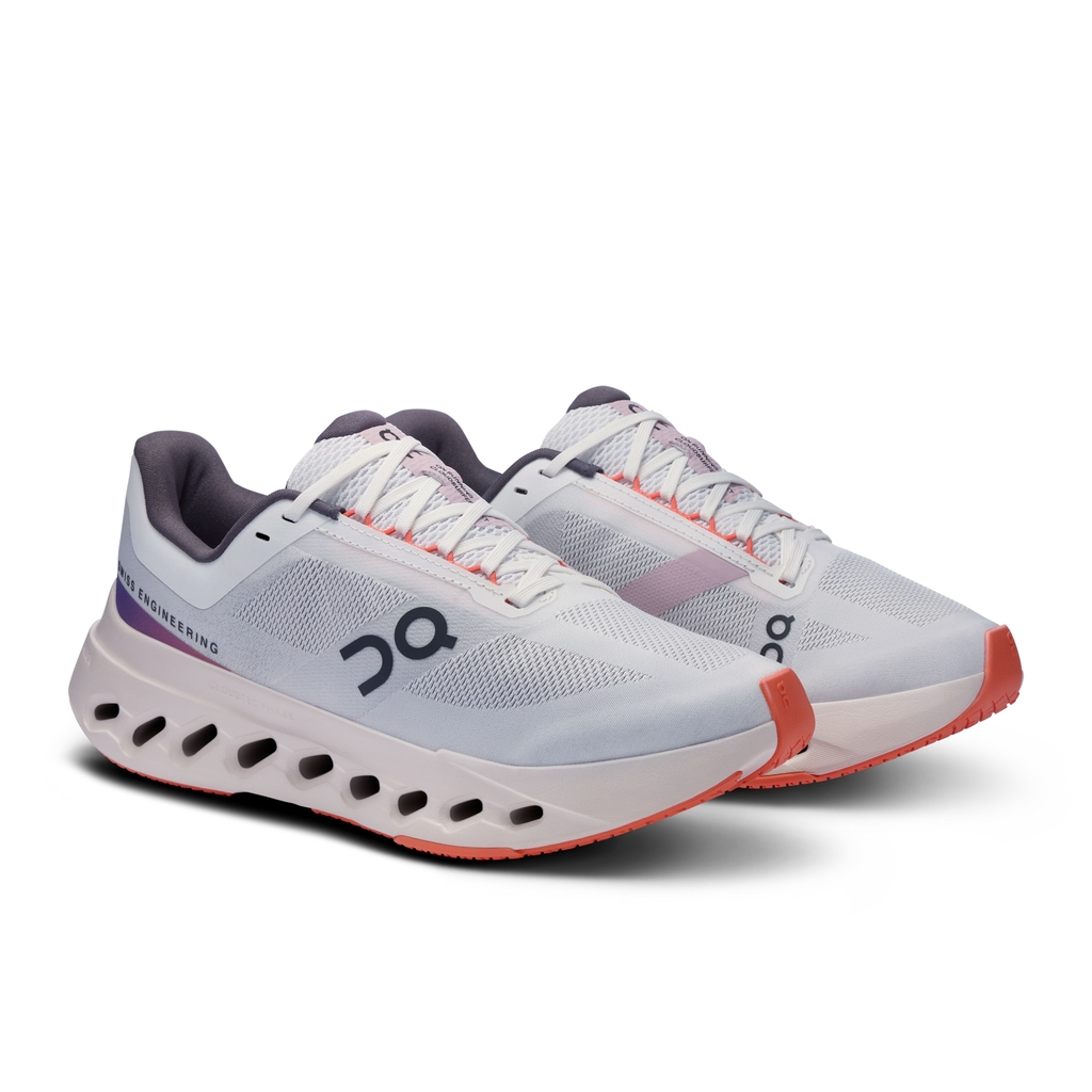 Giày Chạy Bộ Nữ ON Running Cloudsurfer Next White | Flame - OUTLET